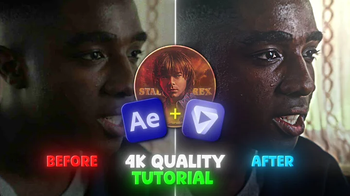 4K Quality Tutorial ✨ | After effects + Topaz Video Enhance Ai