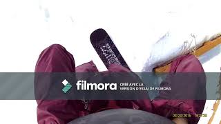 Snowskate sesh backyard 2k18 | RIDING_ADDICTION