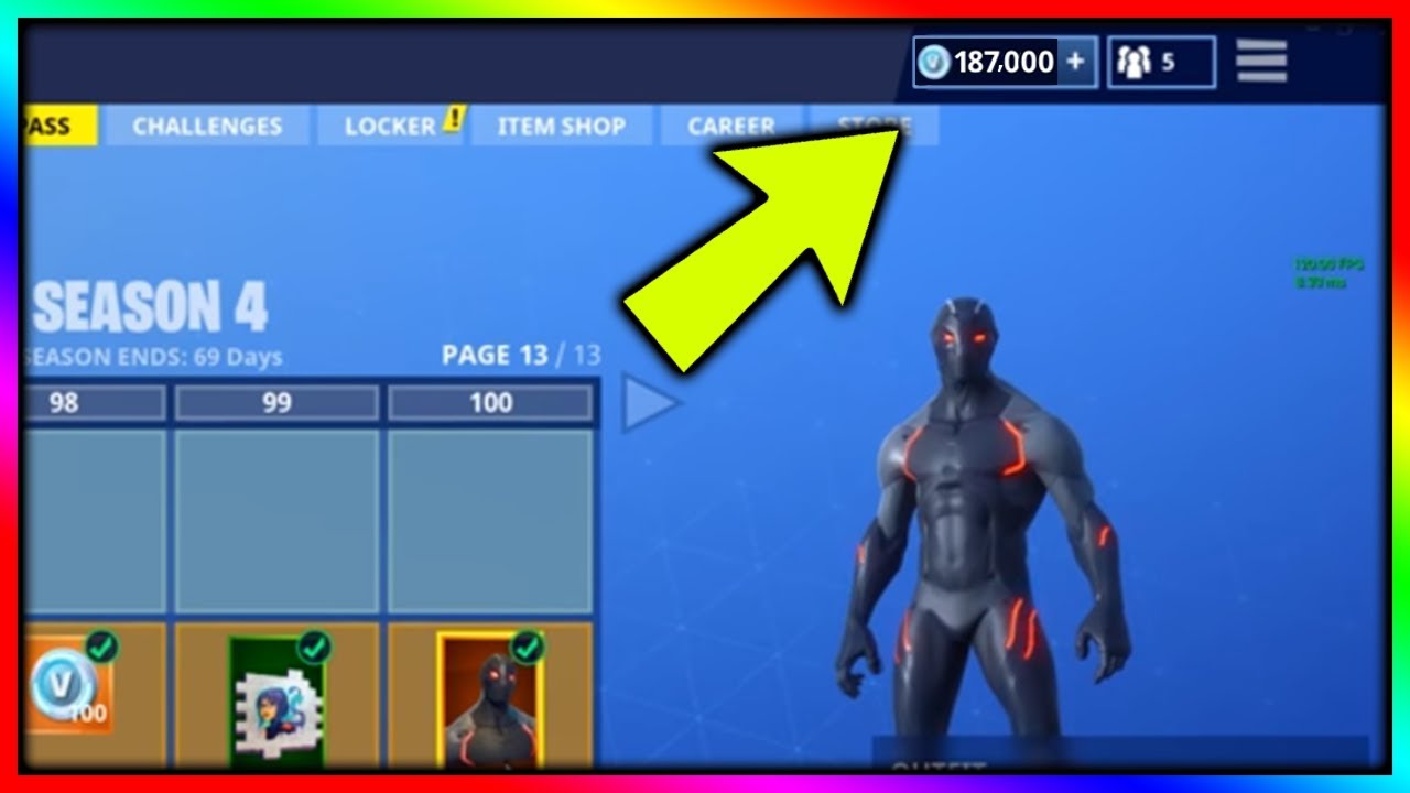 How To Get "FREE V-BUCKS" In Fortnite | Get ALL SEASON 4 ... - 1280 x 720 jpeg 72kB