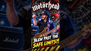 Motorhead: Blew Past The Safe Limits! #motorhead #lemmy #heavymetal #rocknroll