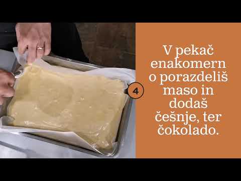 Video: Kako Narediti Pito Iz Ržene Moke S češnjami In čokolado