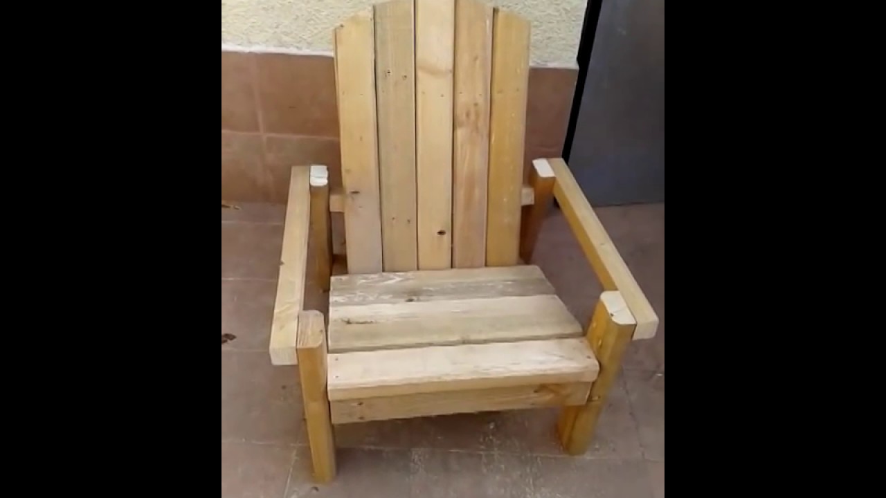 Como hacer sillas rusticas de madera