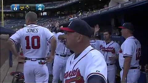 2012/04/17 Pastornicky's two-run double