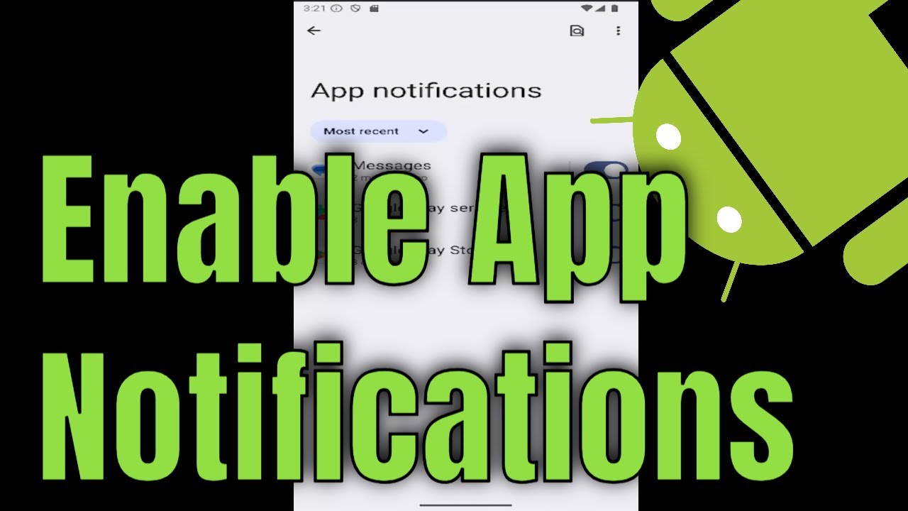How to Enable App Notifications on Android [2026] - YouTube