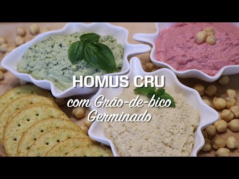 Vídeo: Como Fazer Hummus De Grão De Bico Germinado