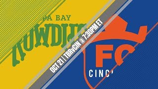 2017 #USLPLAYOFFS - Tampa Bay Rowdies vs FC Cincinnati 10/21/17