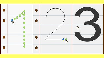Drawing Numbers Activities For Kids With GCompris Educational Suite ||