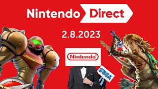 Nintendo Direct 2.8.2023 in a nutshell