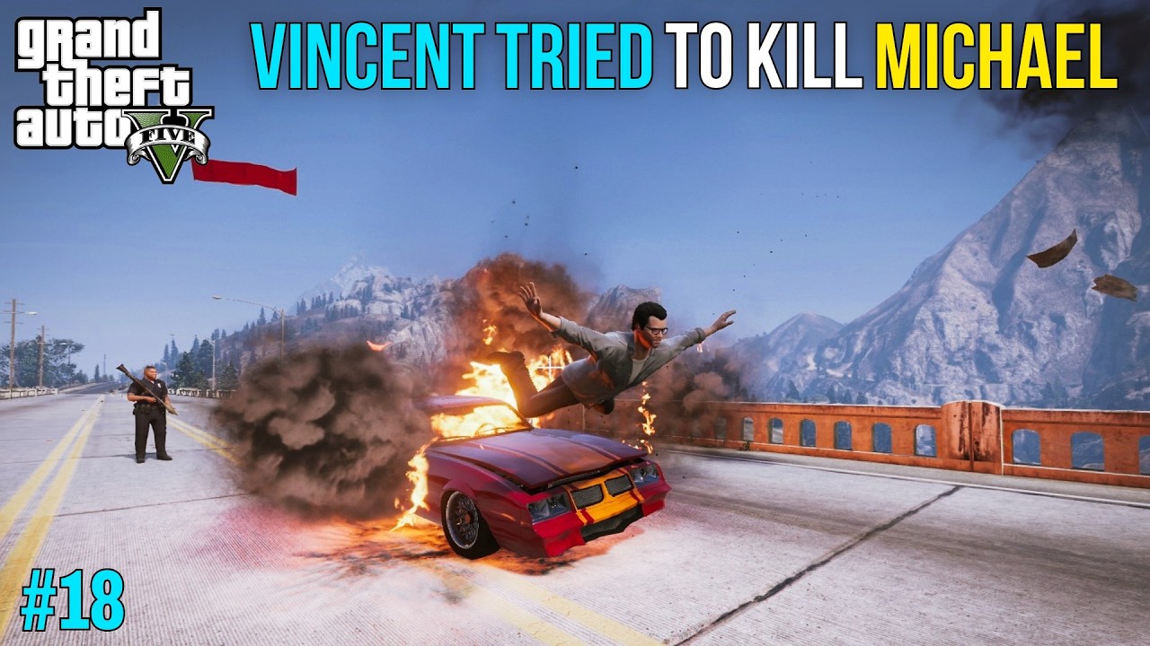 Vincent Tried to Kill Michael 😱 | GTA 5 Gameplay