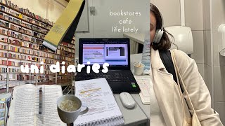 med student VLOG ☕ slice of life, study in cafes, bookstores