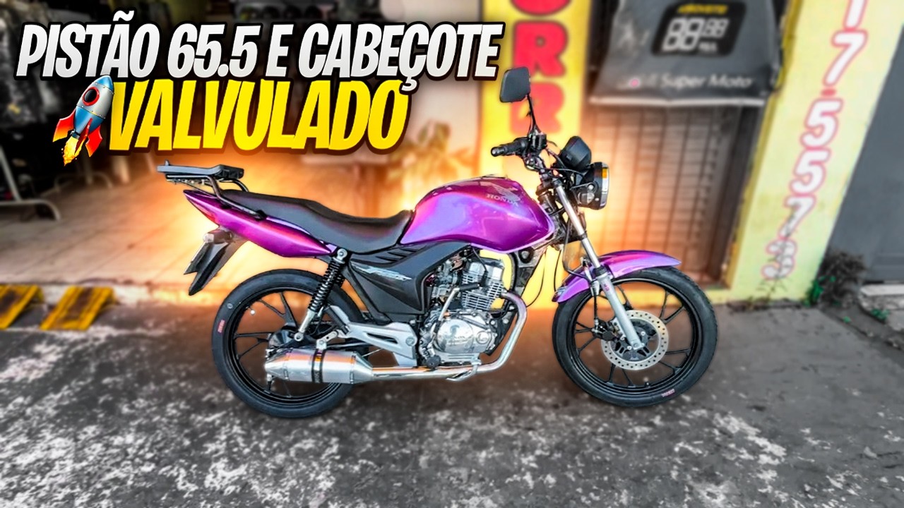 PROJETINHO PISTÃO 65 5 E CABEÇOTE VALVULADO FICOU FOGUETE