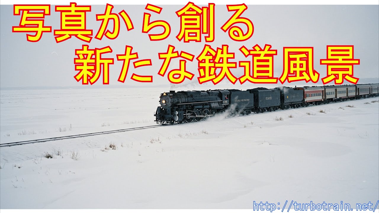 写真から創る新たな鉄道風景 - YouTube