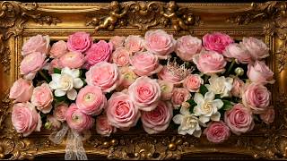 Samsung Frame TV Art: Pink Roses, Wedding Piano & Ocean (4K Wallpaper)