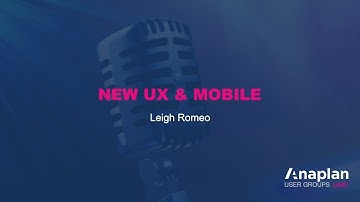 New UX & Mobile w/ Leigh Romeo - User Groups Live!