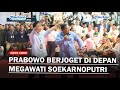 Didampingi Gibran, Capres Nomor Urut 2 Prabowo Subianto Berjoget di Depan Megawati Soekarnoputri