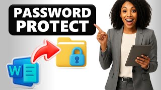 HOW TO PASSWORD PROTECT a WORD DOCUMENT | Secure Your DOCX File in MICROSOFT WORD 365