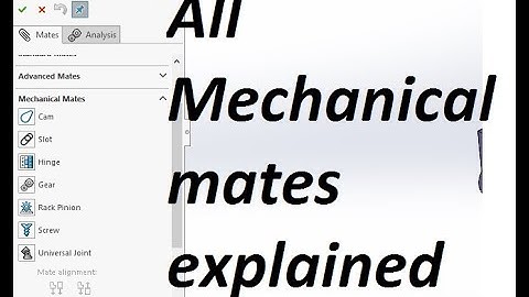 All mechanical mates project