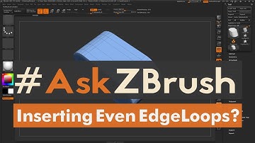 #AskZBrush: “Can I insert EdgeLoops at the same size and distance when using the ZModeler Brush?”