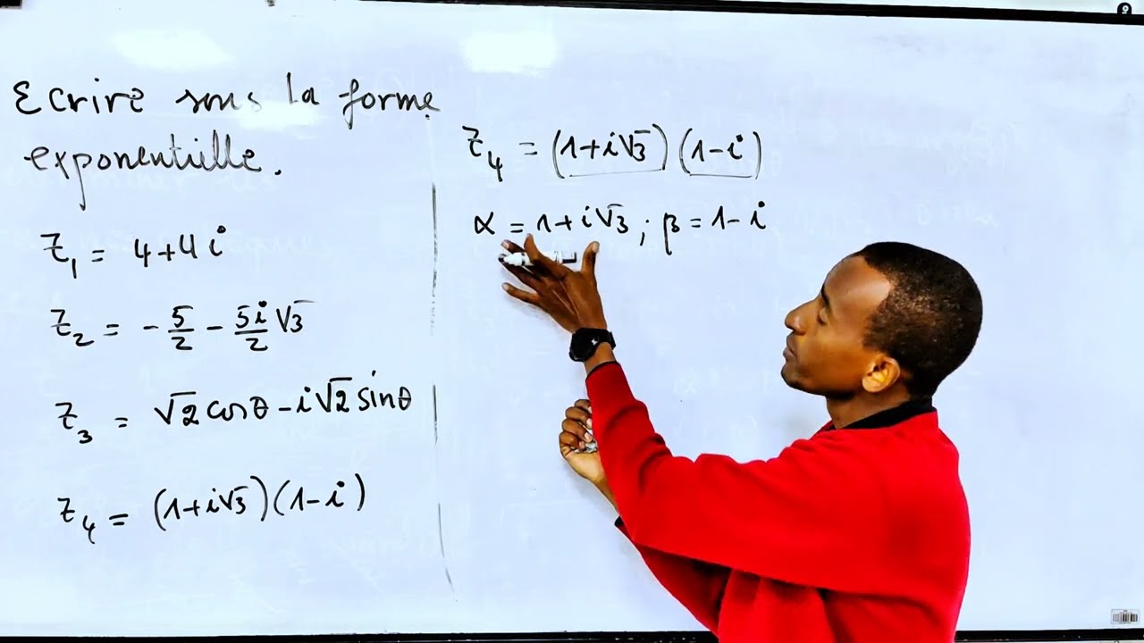 Comment écrire un nombre complexe sous la forme exponentielle ?