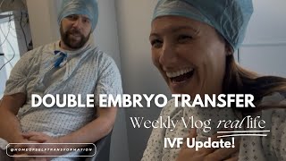 ❄️ Double Embryo Transfer! Transferring Two & Preparing for the Big Day | Lauren & David 💕