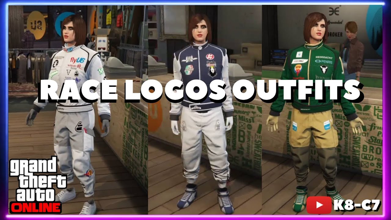 قراند 5 | ملابس مهكره و مع علامات السباق للشخصية البنت🔥 | مع حذف ملابس ومع حذف شخصية✅