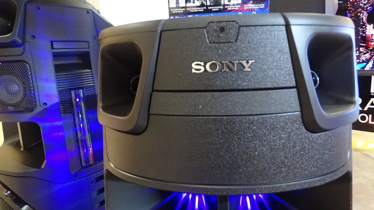 Sony MHC-V73D High Power Audio System with BLUETOOTH® Technology Video -  YouTube