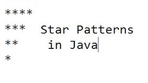 14 .Star Pattern Using nested for loop in Java Example 2