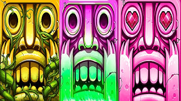 Temple Run 2 Lost Jungle VS Spooky Summit VS Blazing Sands Android iPad iOS Gameplay HD