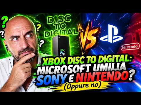 XBOX DISK TO DIGITAL: The GAME-CHANGER that HUMILIATES Sony and Nintendo?