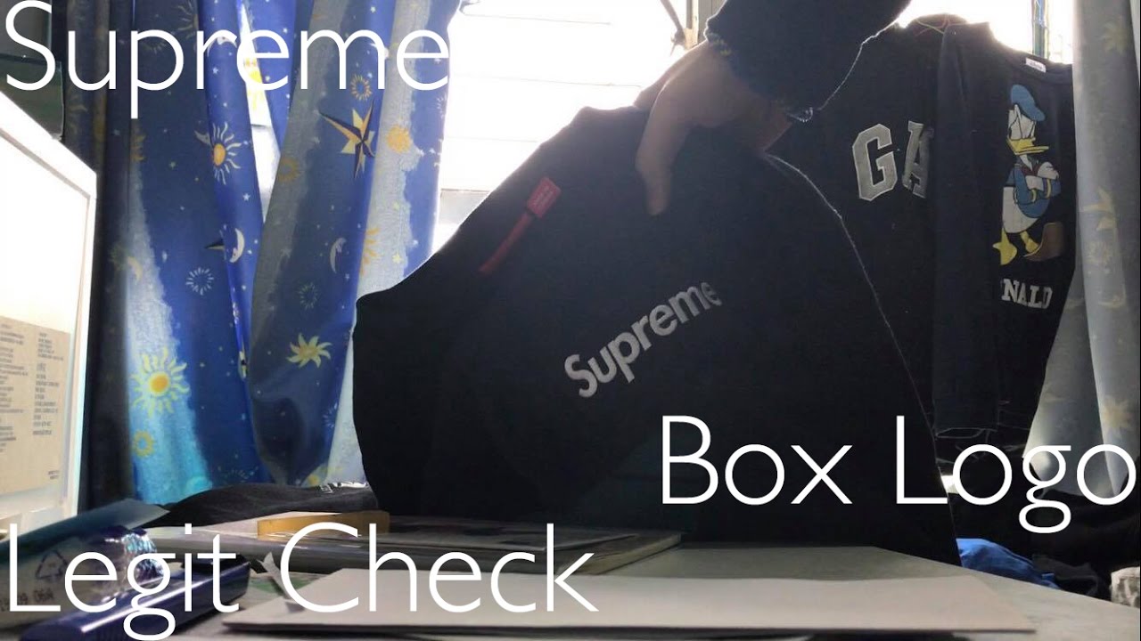 Supreme FW15 Box Logo Sweater review and Legit Check - YouTube