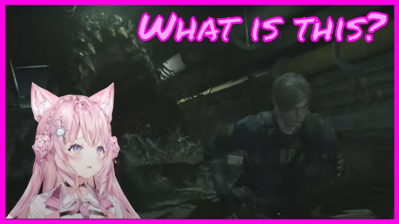 Koyori becomes Alligator food in Resident Evil 2 Remake [Hololive]