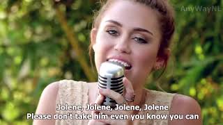 Miley Cyrus   Jolene Backyard Session HD   LYRICS IN VIDEO!