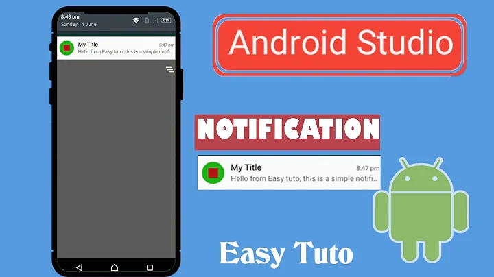 How to create Notification in Android | Android Studio | Beginners Tutorial