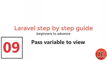 (09) Pass variable to view | Pass variable to blade | Pass dynamic var to blade