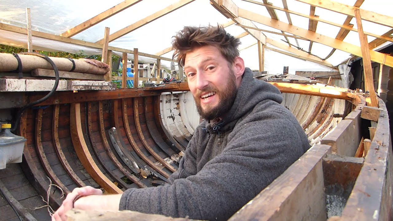 Reviving an Idler   Episode 11   Plugging away   The plan for the planking repair