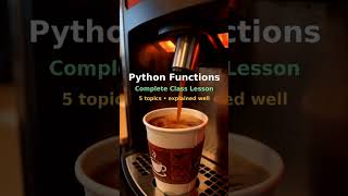 Python Functions: Complete Class Lesson#function#python#java