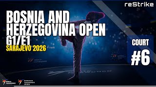 Bosnia and Herzegovina Open G1/E1 - Sarajevo 2026 (Day 2 - Jun 22) | Court #6 LIVE