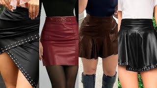 How to Style Leather Mini Skirts | Fashion Tips \u0026 Outfit Inspiration