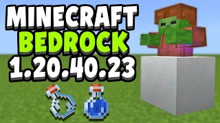 Minecraft PE 1.20.40.23 Bedrock!! 