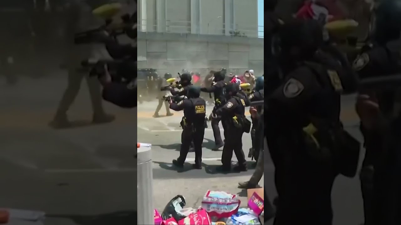 Protesters Pushed Back In Los Angeles After National Guard Deployed REUTERS