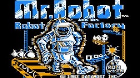 Mr. Robot and his Robot Factory review for Atari XL/XE