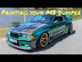 How to Paint a New bumper! BMW M3 E36 Bumpers in 4 Stunning Colors!