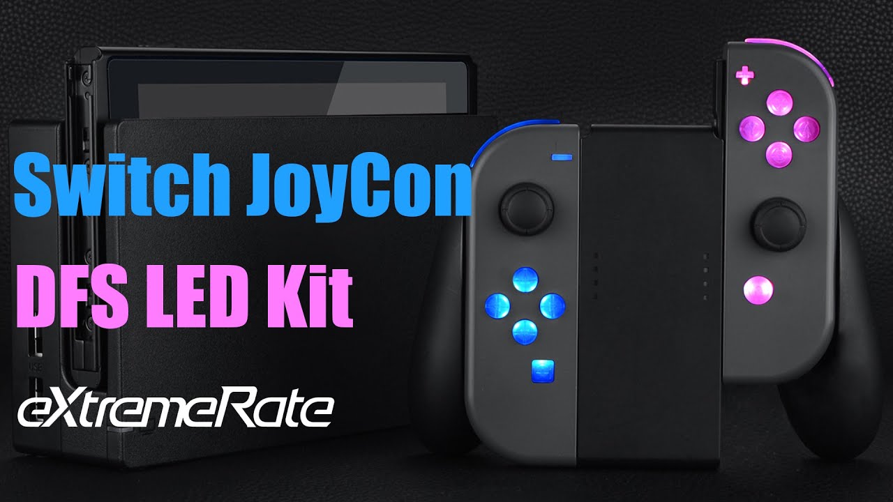 Joy-Con LED Button Kit for Nintendo Switch - Standard Clear