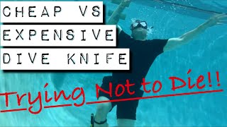 Cheap Vs Expensive Dive Knives: Underwater Testing the Cressi and Underwater Kinetics