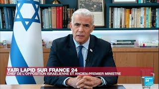 Yaïr Lapid, chef de l'opposition israélienne : 