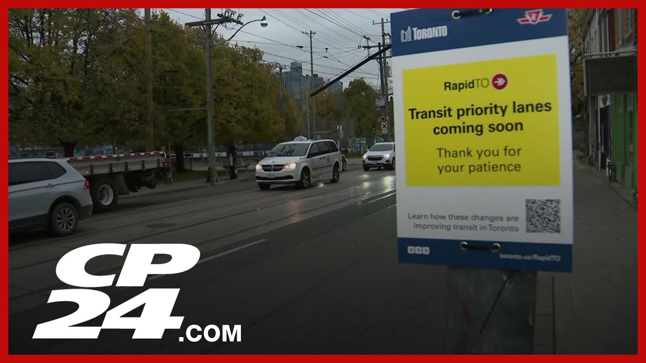 What to know about priority streetcar lanes being installed on Bathurst St.