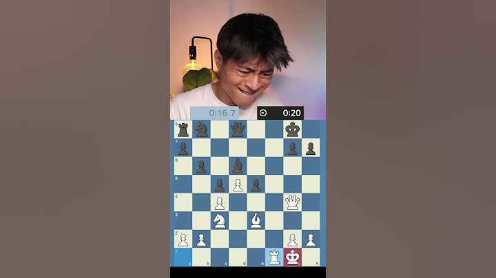 Les échecs ultra rapides 🤓