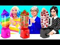 Wednesday vs おばあちゃんの料理チャレンジ | フードバトル KiKi Challenge
