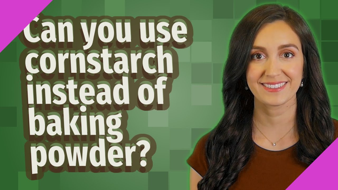 Can you use cornstarch instead of baking powder? - YouTube