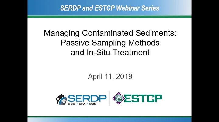 Managing Contaminated Sediments: Passive Sampling ...